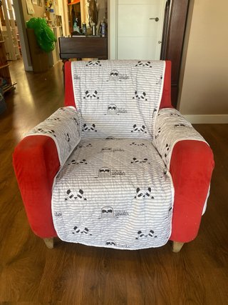 Funda sofá y sillón juvenil panda y perezoso