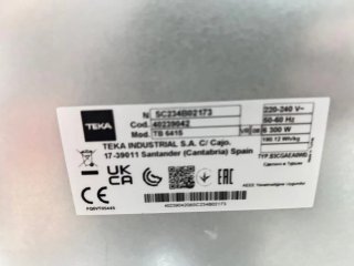 Placa vitrocerámica  Teka  4 fuegos