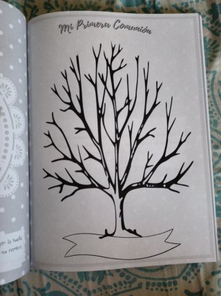 Libro de firmas "Mi primera comunión" para niña