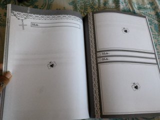 Libro de firmas "Mi primera comunión" para niña