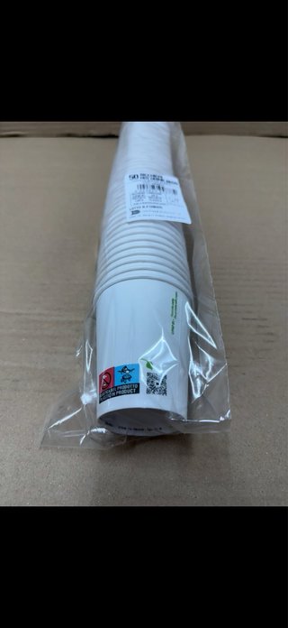 250 Bicchieri di carta bianchi