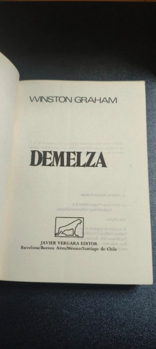Lote 2 Libros Demelza y Warleggan
