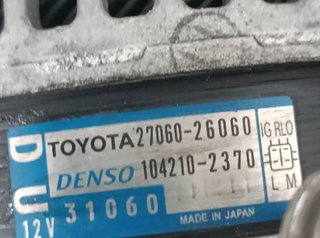 Alternador toyota 34996 27060 26060 rav4 2.2 d-4d