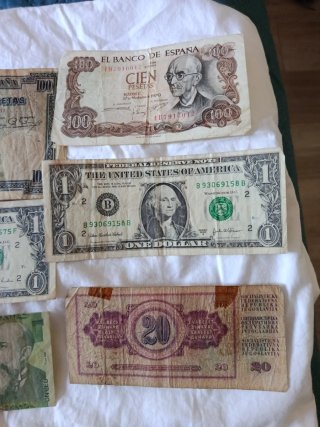 Lote de Billetes Antiguos Internacionales