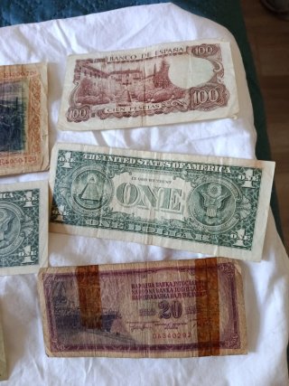 Lote de Billetes Antiguos Internacionales