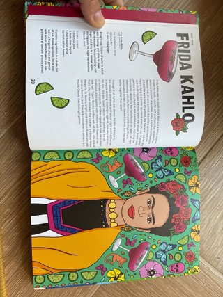 Libro de cocteleria inspirado en mujeres iconicas