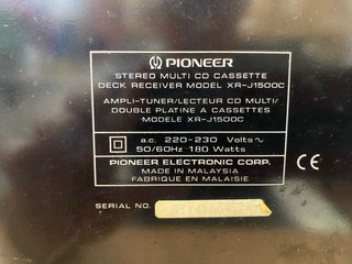 Equipo Pioneer XR-J1500C