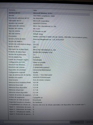 PC Sobremesa Negro