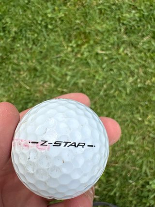 Bola de golf firmada