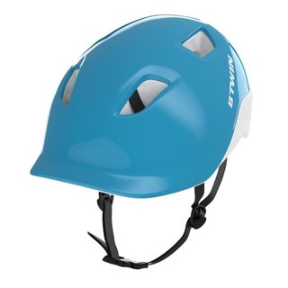 Casco bici paninete niño B'Twin azul