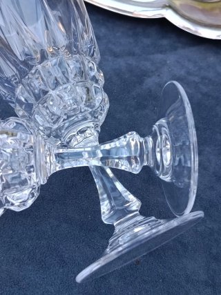 Set di 6 calici per vino bianco vintage D'Arques, modello Pompadour