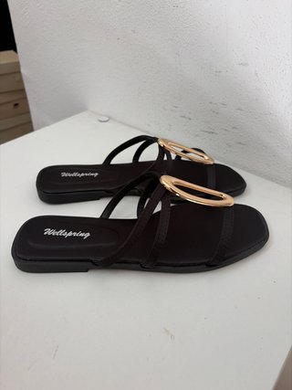 Sandali Wellspring neri donna tg 39 nuovo