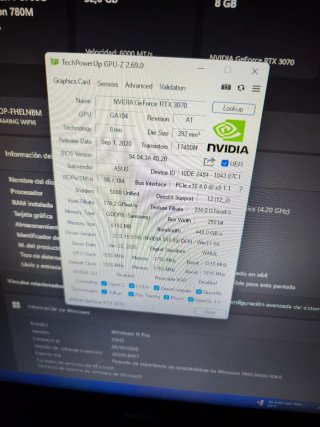 ASUS GeForce RTX 3070 TUF Gaming OC 8GB