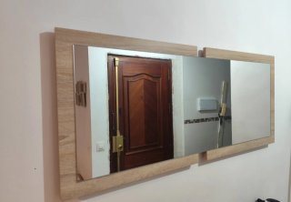 Mueble recibidor con espejo