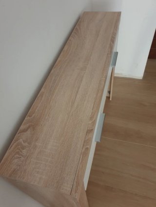 Mueble recibidor con espejo