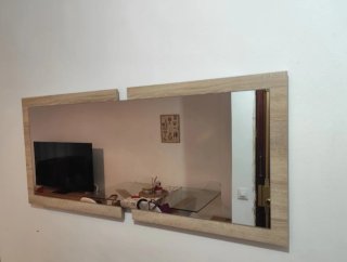 Mueble recibidor con espejo