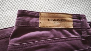 Pantalones GANT morados mujer talla 29/34