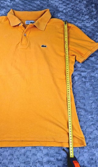 LACOSTE Polo Vintage Retro 90s Y2K Amarillo