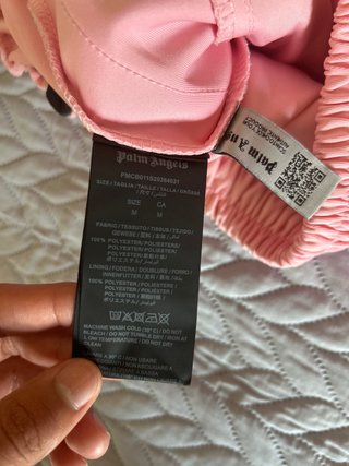 Palm Angels Pantalón Corto Rosa