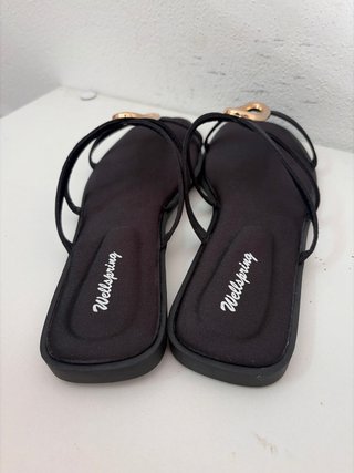 Sandali bassi neri donna tg 38 nuovo