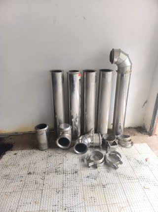 Chimenea Inox 125-185 mm