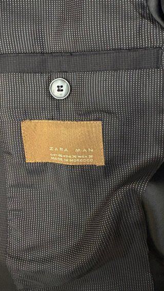 Traje Zara Hombre Negro