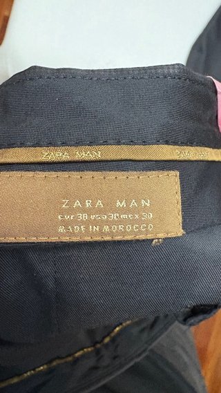 Traje Zara Hombre Negro