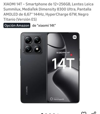 Xiaomi 14T -(12-256GB )Negro