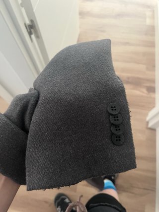 Abrigo gris elegante