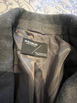 Abrigo gris elegante