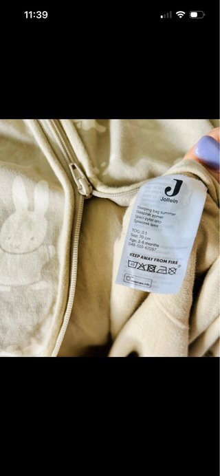 3 Sacos de bebé de muselina