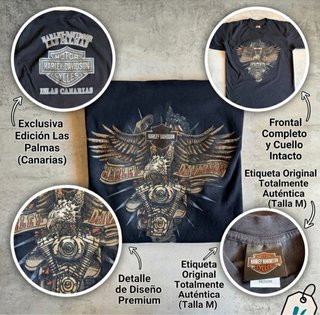 Camiseta de Harley-Davidson de manga corta.