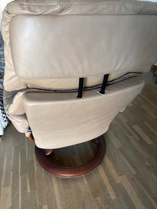 Sillón Stressless Beige Cuero