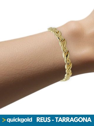 040-05-00756 PULSERA ORO 18K ARABESCA 19.5CM
