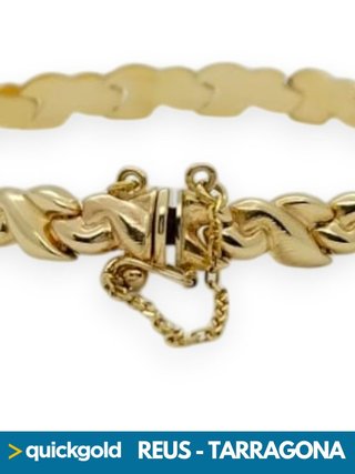 040-05-00756 PULSERA ORO 18K ARABESCA 19.5CM