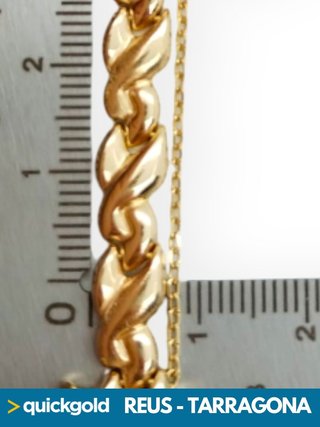 040-05-00756 PULSERA ORO 18K ARABESCA 19.5CM