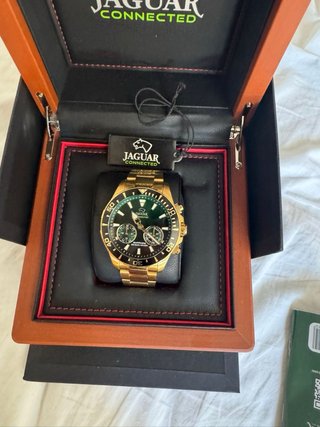 Reloj Jaguar Dorado y Verde