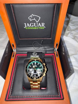 Reloj Jaguar Dorado y Verde
