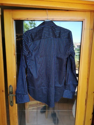 Camicia uomo Celio S righe blu
