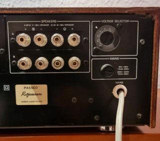Amplificador Yamaha CA-810 Plata/Madera