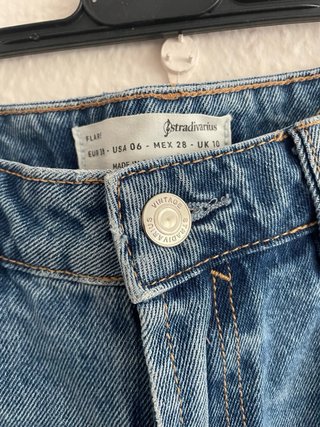 Jeans Azules Rotos Talle Alto