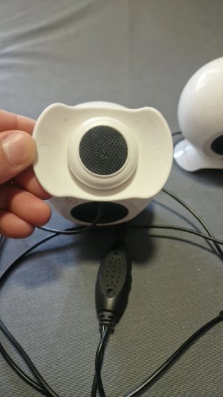 Altavoces PC Blancos USB y Jack