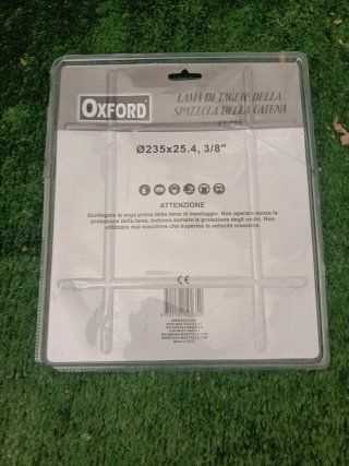 Disco Oxford Ø235x25.4, 3/8 per decespugliatore
