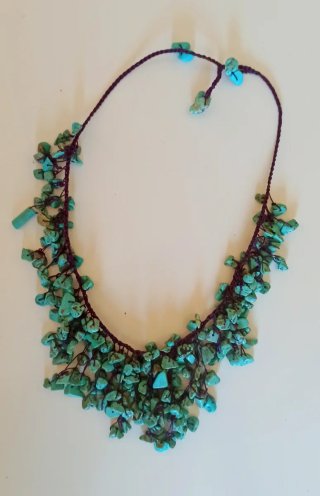 Collar de turquesas