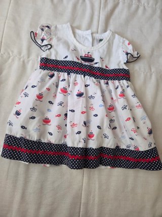 Lote 2 vestidos niña 0-3 meses