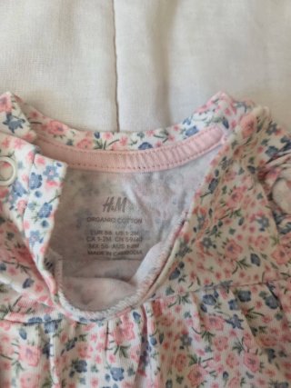 Lote 2 vestidos niña 0-3 meses