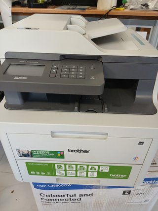 Brother DCPL3560CDW, Impresora multifunción láser LED Color WiFi con alimentador de Documentos de 50 Hojas e impresión automátic