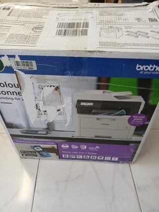 Brother DCPL3560CDW, Impresora multifunción láser LED Color WiFi con alimentador de Documentos de 50 Hojas e impresión automátic
