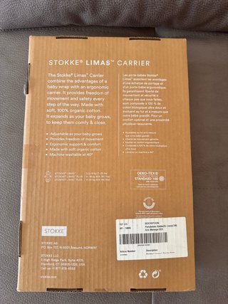 Mochila de porteo Stokke Limas Carrier Gris