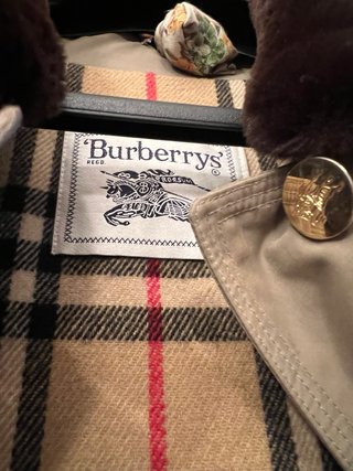 Gabardina Burberry Mujer Beige Marrón